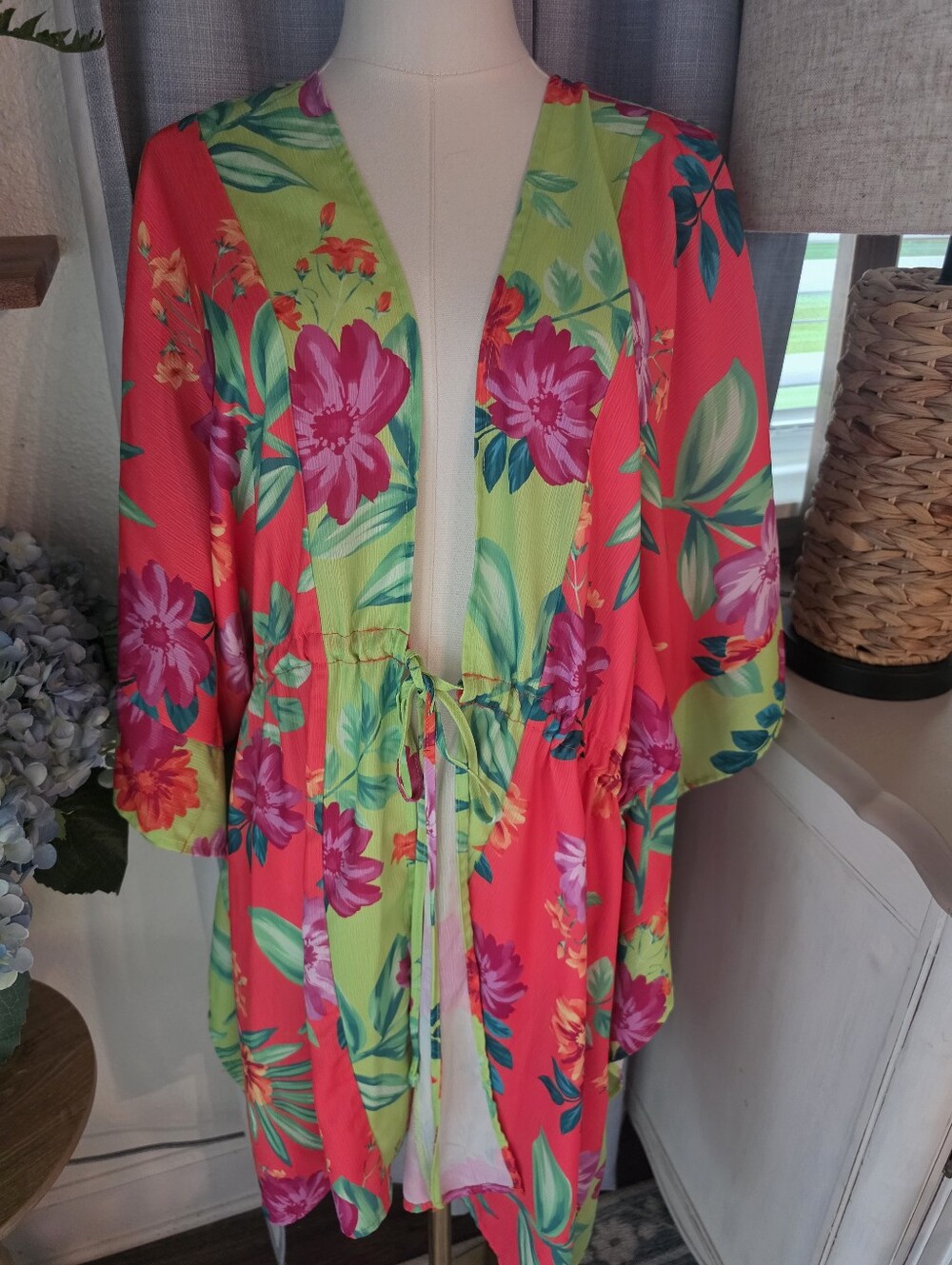Tropical Print Swim Cover - Picture 1 of 4